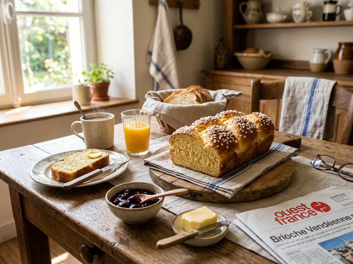 Recette de la brioche vendéenne
