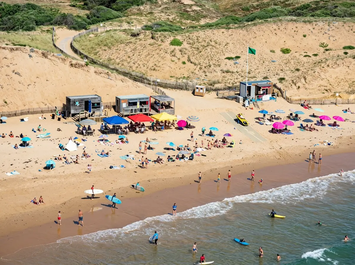 surf plage sauveterre vendée beach break spot sables olonne
