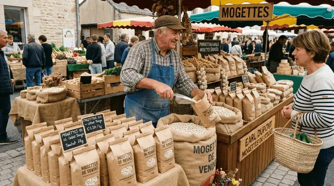 marché local vendée mogette producteur haricots blancs